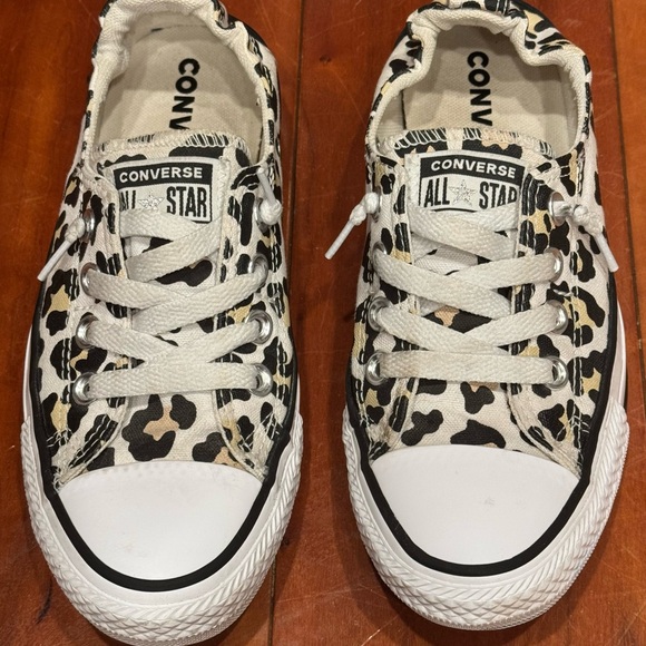 Converse All Star Chuck Taylor Leopard Print Shoes - Picture 1 of 9